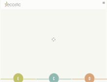 Tablet Screenshot of ecosticwalls.com